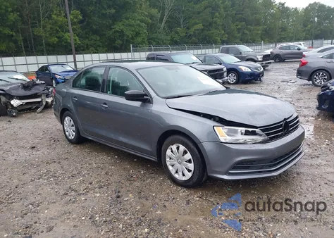 2015 Volkswagen Jetta 2.0L S z USA, uszkodzony, nr VIN 3VW2K7AJ2FM298458